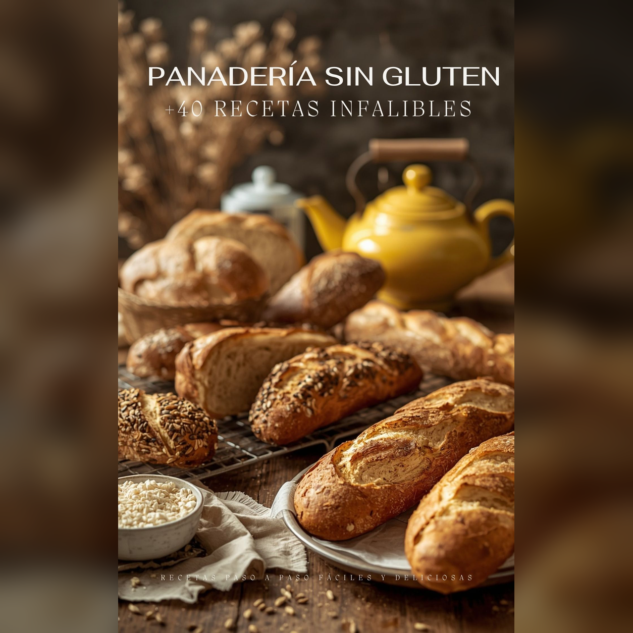 PANADERÍA SIN GLUTEN  +40 RECETAS  INFALIBLES